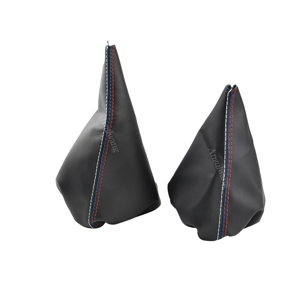 

For BMW 3 Series E36 E46 M3 Car Styling Car Shift Gear Stick Manual Handbrake Gaiter Shift Boot Black Leather Boot