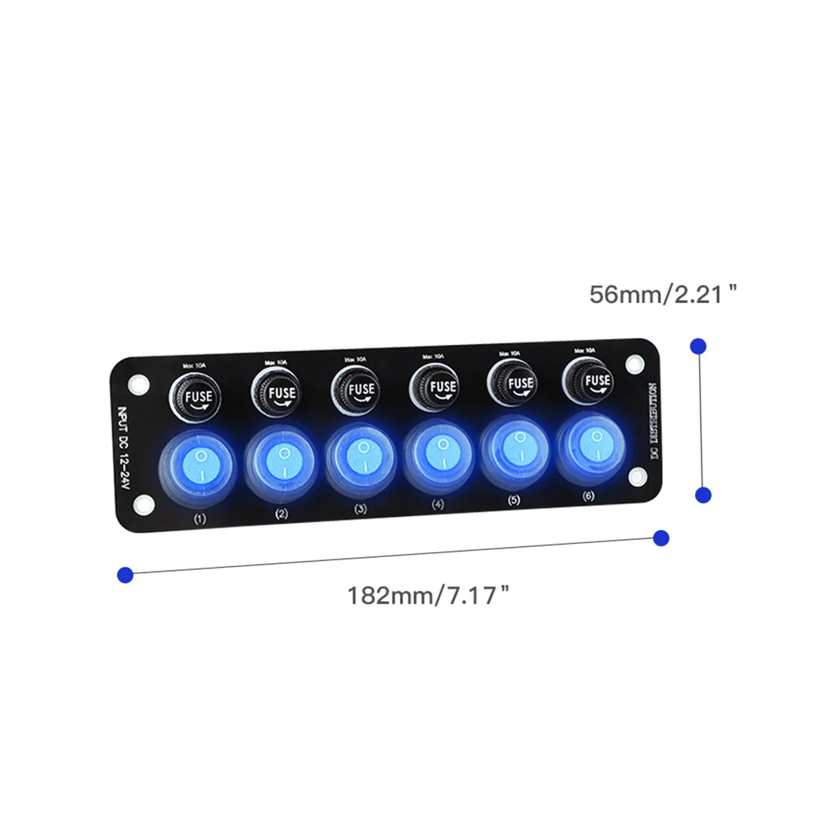 Autoschalter-Kombination sfeld Mehrschalter-Bedienfeld Power Panel Universal Car RV Marine