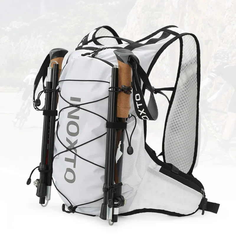 

1PCS Professional Outdoor Backpack Waterproof Cycling Hydration Pack for Marathon Hiking Trave Lightweight Polyester Rucksack