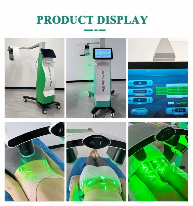 Newest 10D Emerald Laser Therapy LuxMaster 532nm Diode Zerona Laser Fat Removal Body Sculpture Weight Loss Body Slimming Machine