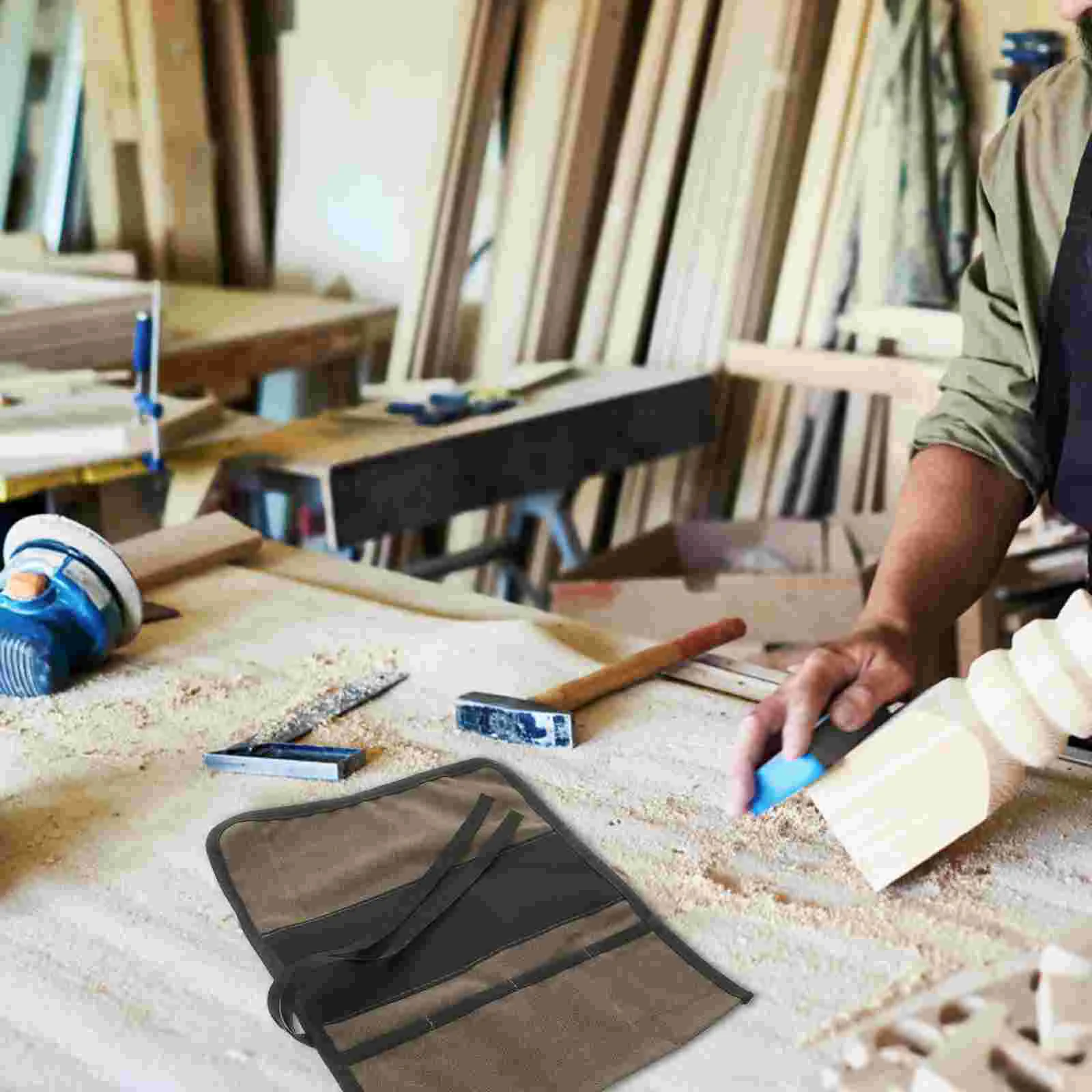 Tool Storage Bag Carpenter Tools Organizer Bags Pouch for Canvas Toolbox Multifunction