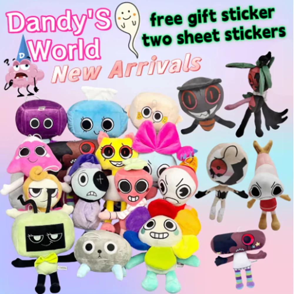 

Dandy's World Adorable Cute Plush Toys Collection, Soft and Cuddly Stuffed Animals for Student Aduit Collectible Plushies Gifts