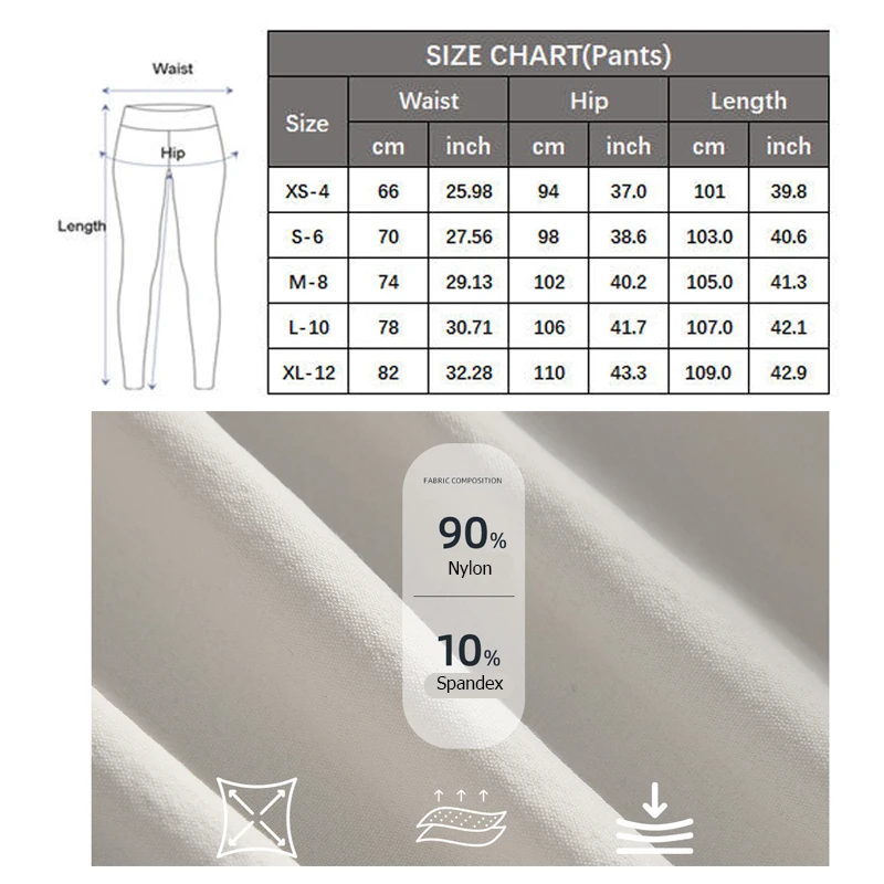 Damen High-Waist Yoga-Hose Einfarbige Weite Beinweite Workout-Hose Lose Atmungsaktive Schnelltrocknende Laufhose Damen-Sportbekleidung – Detail 1