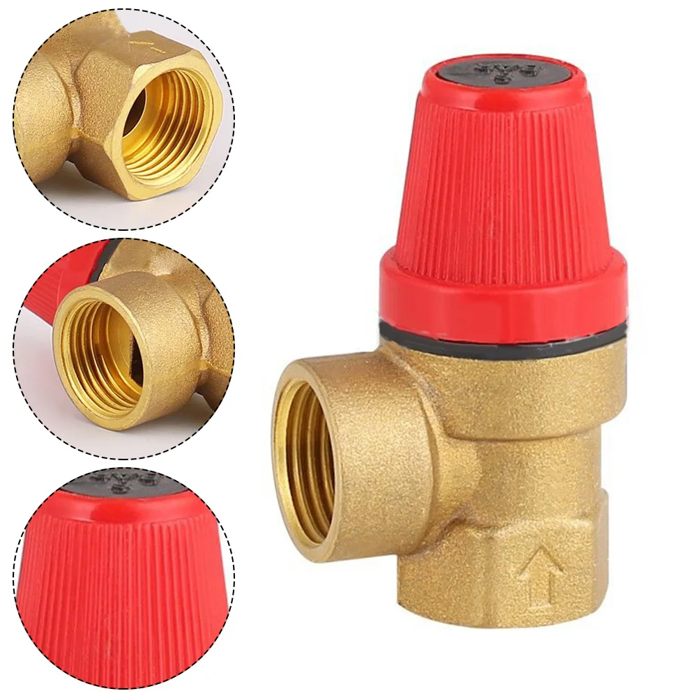 1 2 Inch Valve Brass Drain Valve For Safe Heating Operation Standard Connection Size For Closed Heating Systems