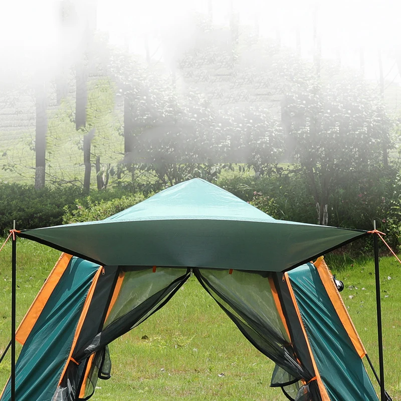 Outdoor Camping Thickened Portable Folding Tent Camping Sun Protection Rain Proof Automatic Double-Person Tent