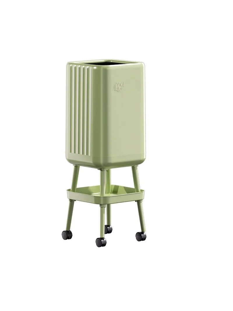 غطاء سعة كبيرة متنقل عالي القدمين للمطبخ مع مقبض بدون خصر منحني جديد 2025 للاستخدام المنزلي الخاص