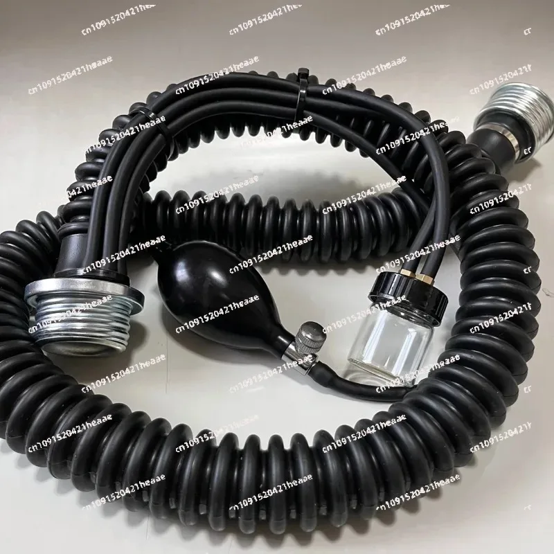 tubo-guia-de-aire-especial-con-conector-metalico-y-manguera-de-goma-accesorios-para-mascara-de-gas