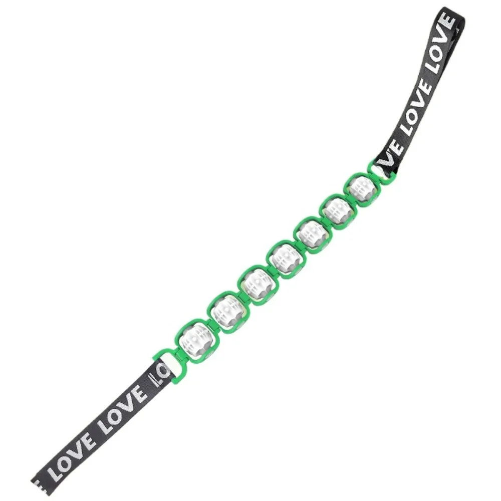 

Ручной ручной массажер для мышц, спины, плеч, фитнес-физиотерапия, массажная веревка, лимфодренажная бусина, ролик с выдвижной спинкой