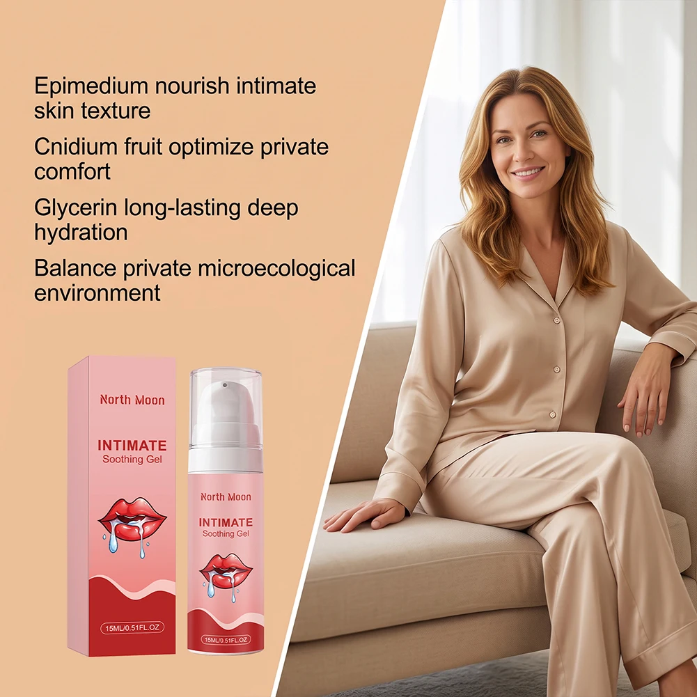 15ml Intimate Soothing Gel Natural Moisturizing Formulas For Daily-Comfort Ph Balance For Post-Shower Routine