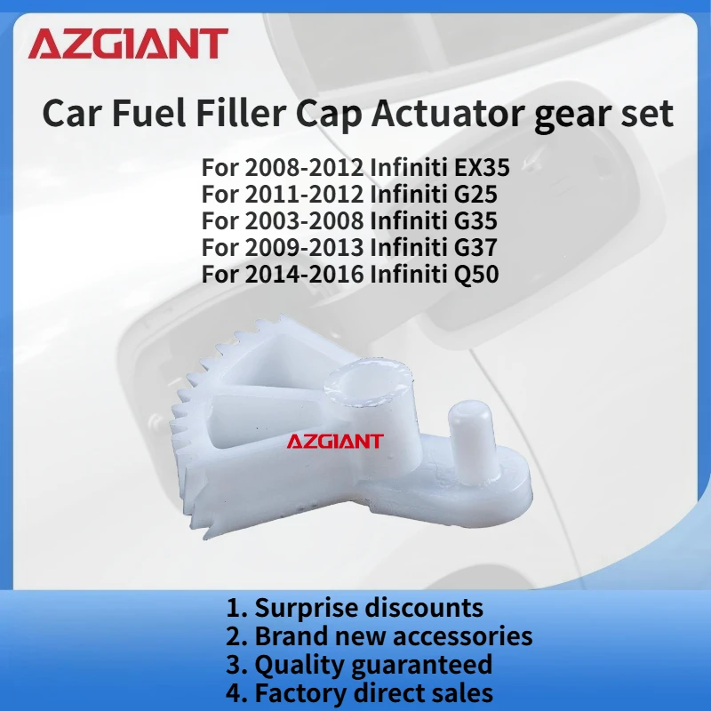 

For Infiniti EX35 2008-2012/G25 2011-2012/G35 2003-2008 Car Fuel Filler Cap Actuator gear set New replacement parts Accessories