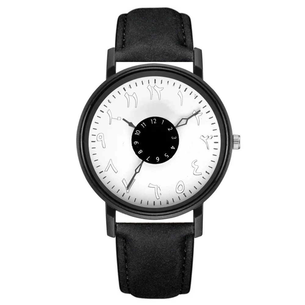 

Повседневный ремень, маленькие нежные женские часы с арабскими цифрами, роскошный кожаный циферблат, простой стиль, кварцевые часы Regalos Para Mujer