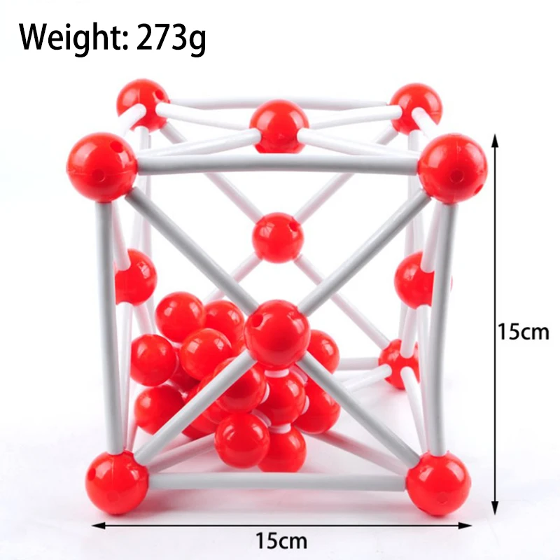 Molecular Metal Crystal Structure Model Chemical Ball And Stick Proportional Experimental Equipment Demonstration Teaching Aids