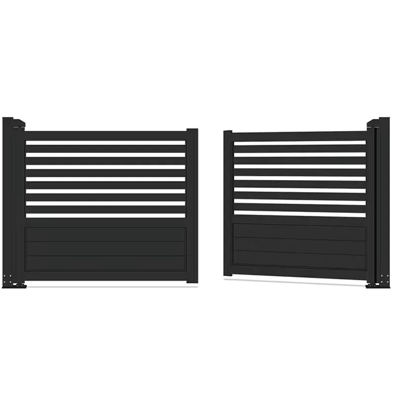 PRIMA Custom Residential Fence Gate Custom Outdoor Aluminum Courtyard Door with Latch Durable Material Fence