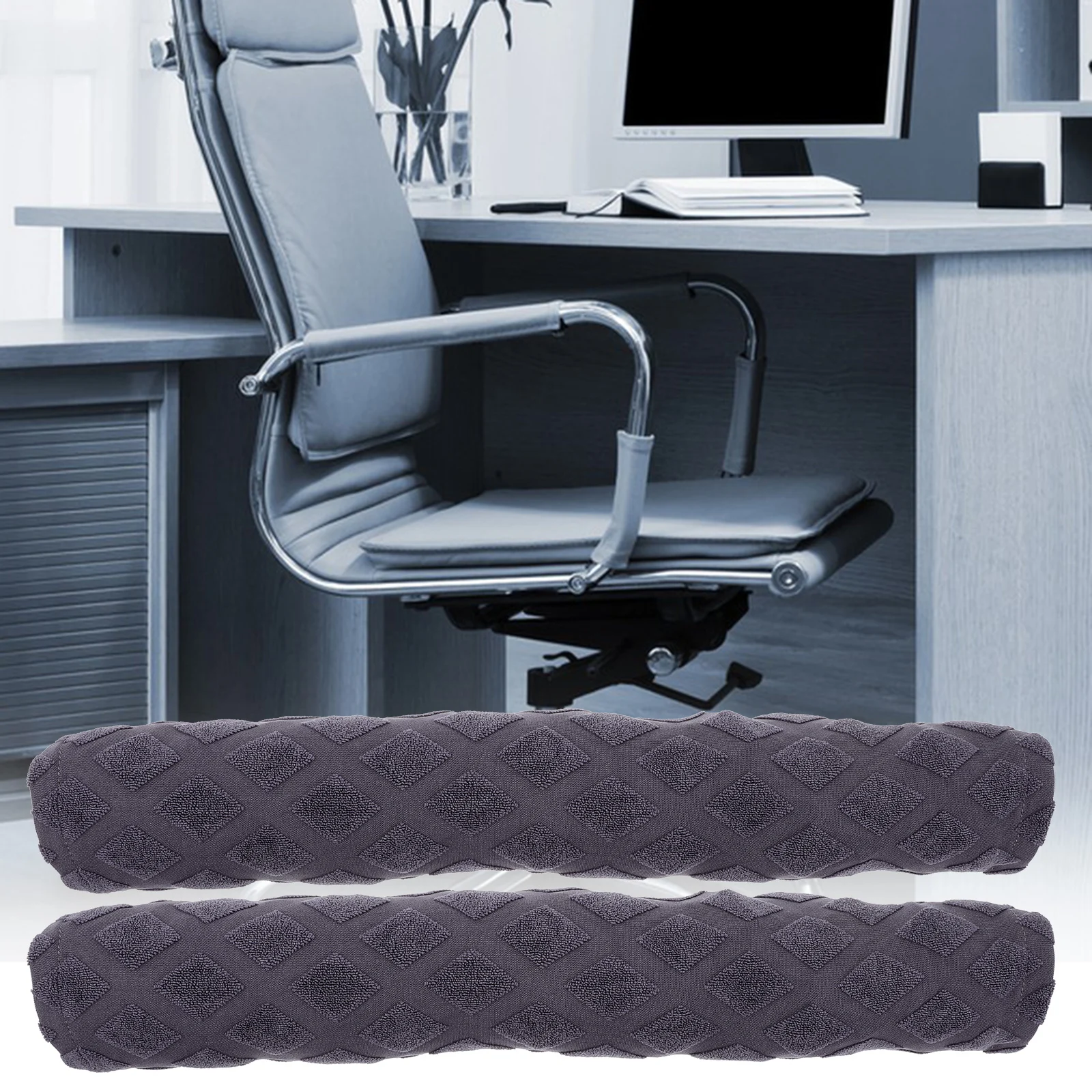 

2pcs Armrest Covers For Office Armrest Sleeve Stretchy Protective Cover Comfortable Skin-Friendly Office Arm Protector Gaming
