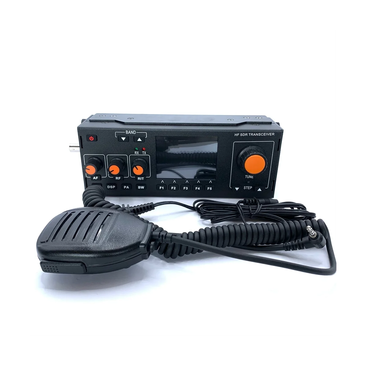 RS-918 Plus HF SDR Transceiver MCHF-QRP Transceiver Amateur Shortwave Radio with Microphone Charger 3.4AH US Plug