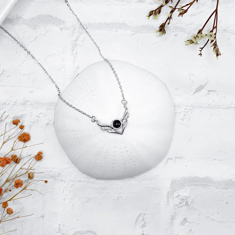 DHQH 2025 جديد بالجملة مخصص صور الإسقاط قلادة شخصية تذكارية صور الإسقاط دلاية مجوهرات هدية #6