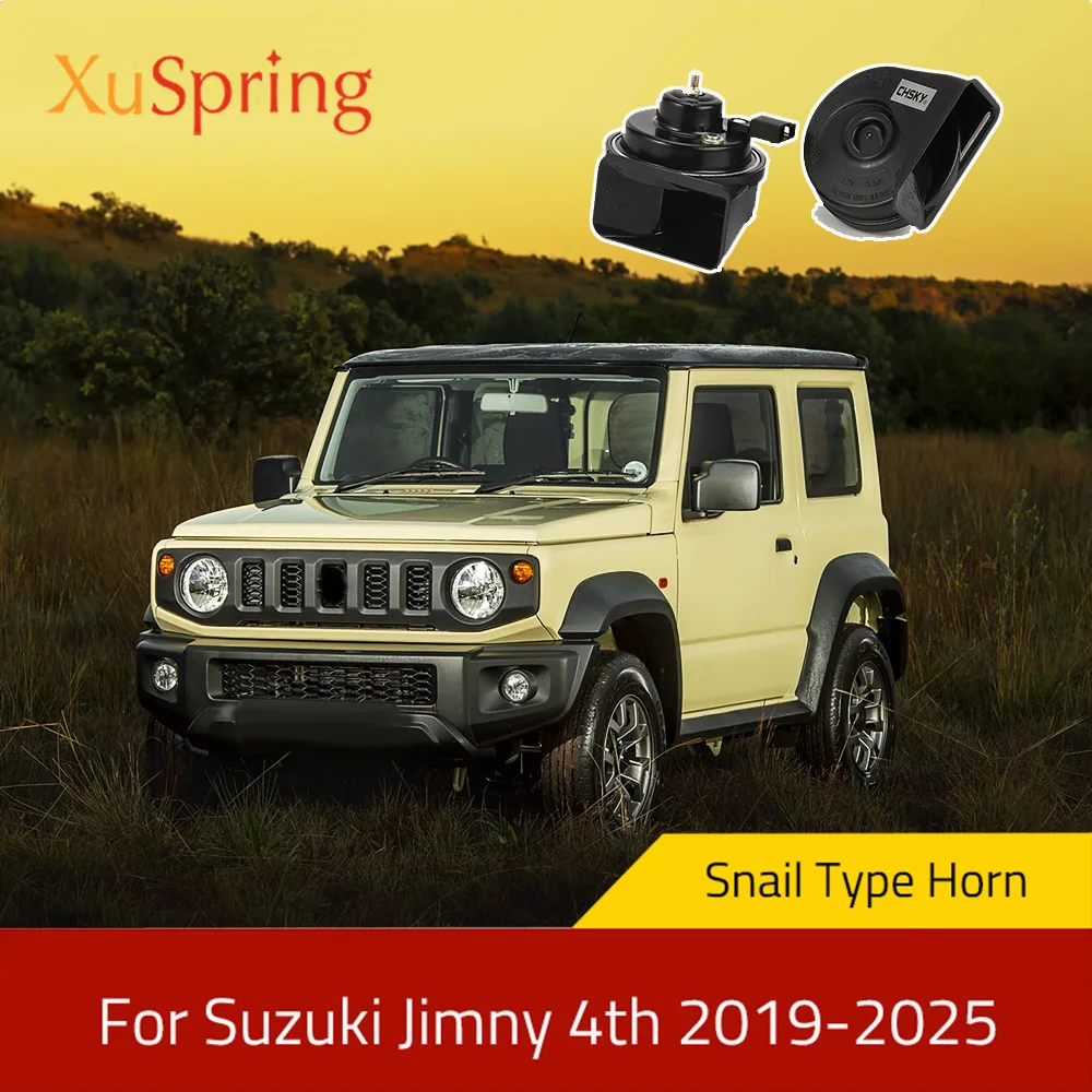 Für Suzuki Jimny 4th 2019-2025 Auto Schnecke Horn Lautsprecher Hochtöner Hohe Bass Wasserdichte Pfeife Auto-Styling