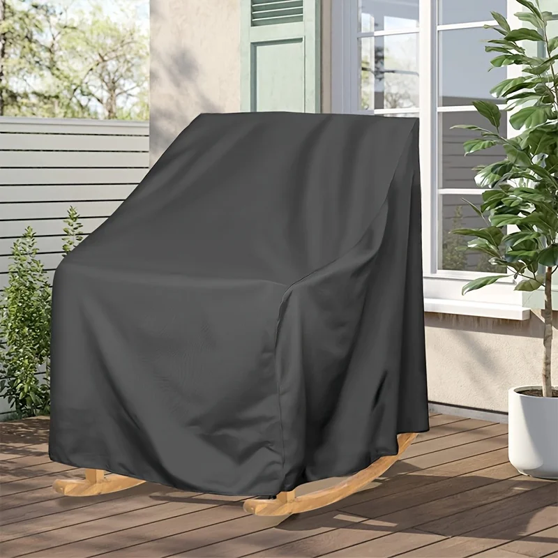 Courtyard Garden Rocking Chair Cover, Balcony Open-air Chair Cover, Universal Chair Elderly LeisureRocking Chair Furniture Cover
