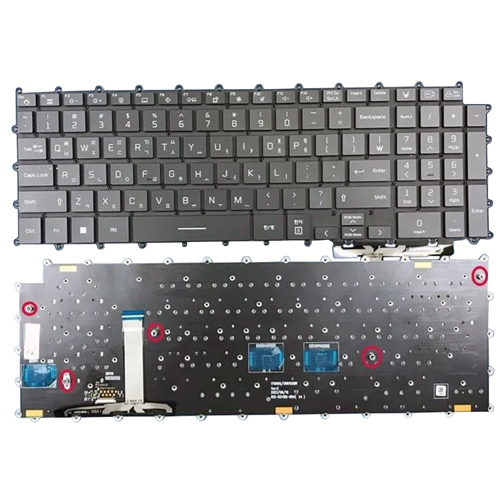 

XIN-Korean-US layout Backlit Laptop Keyboard For LG UltraGear Gaming 17G90Q 17G90Q-XD79K 17G90Q-SD79K 17G90Q-XP79ML