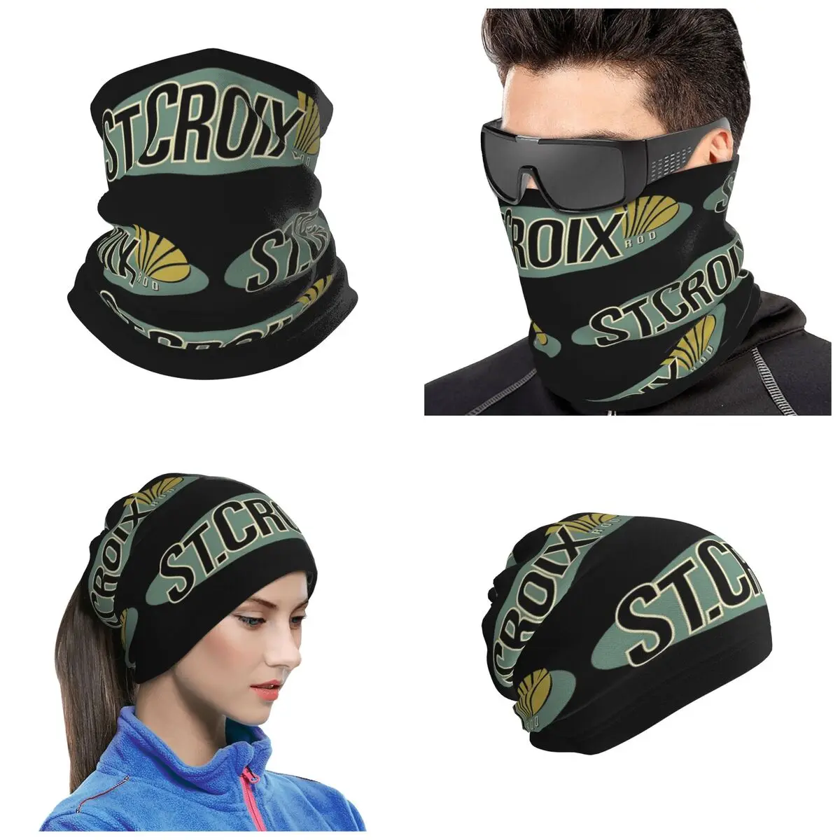 Life Love St Croix Merch Bandana Neck Gaiter Printed Wrap Scarf Riding Headband Unisex Adult Breathable