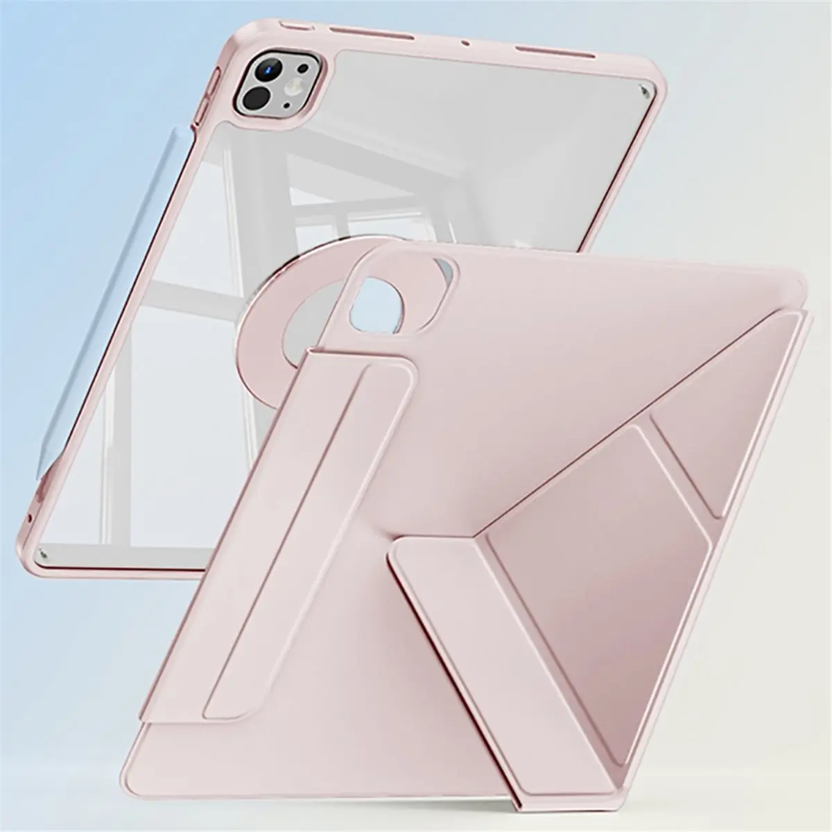 HOUSEHOLD*GOOD For Pro 13 11inch Case M5 Powerful Magnetic Attachment Slim Trifold Stand Case 11inch