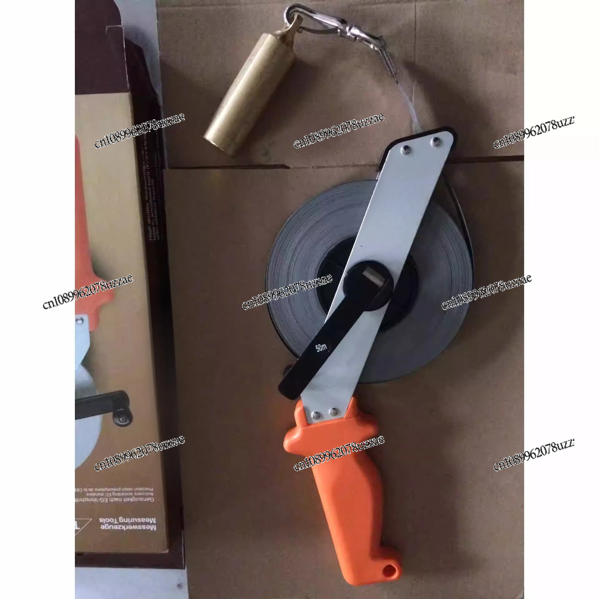Dipstick Aluminum Alloy Ruler Shell Nickel Plated with 5M-100M Non-embroidered Steel with Dipstick