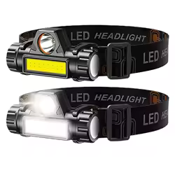 Rechargeable COB LED USB Headlamp Strong Magnetic Powerful Headlight Super Bright Waterproof Head Torch For Outdoor Fishing