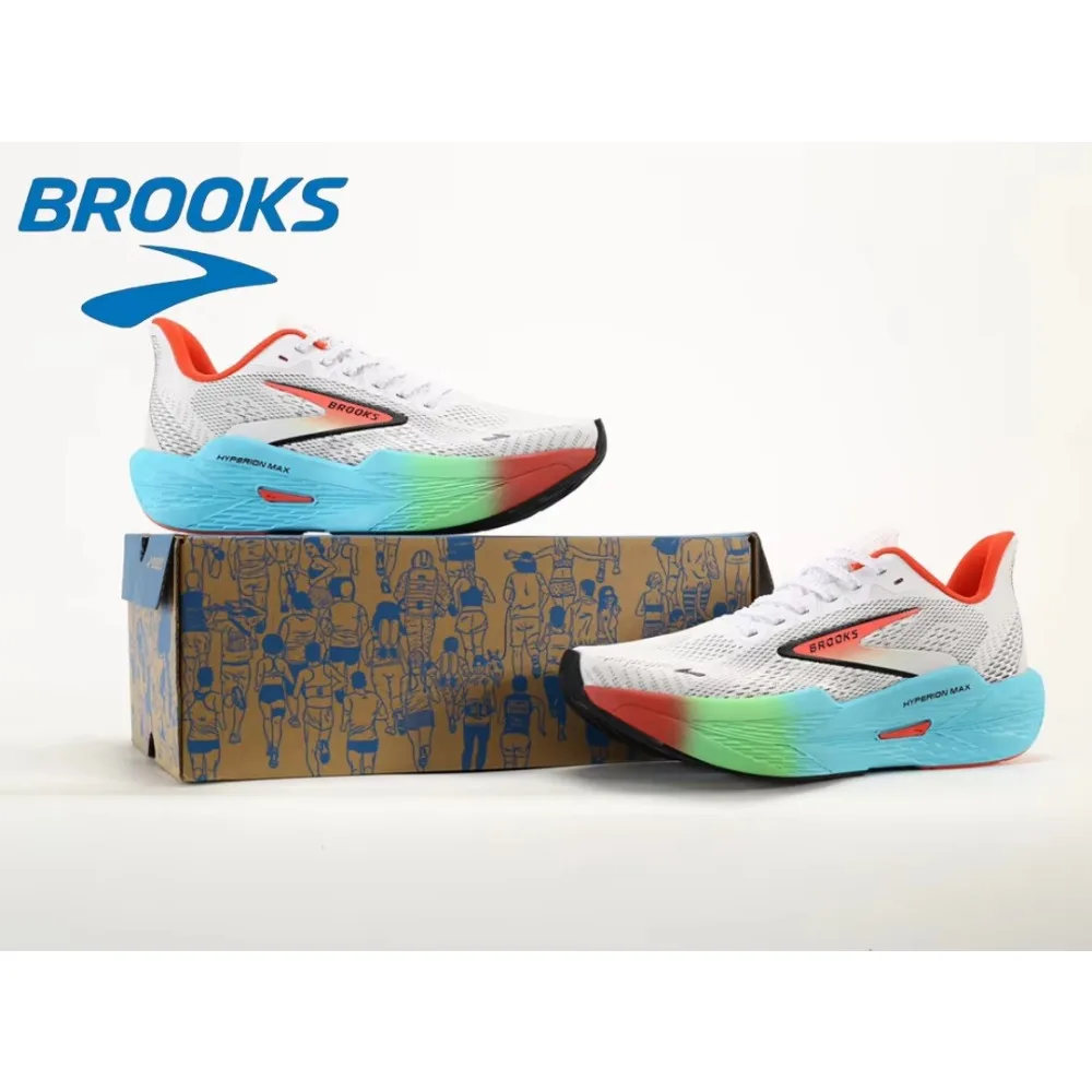 أحذية رياضية كاجوال من Brooks Hyperion Max Gale 2 للرجال مبطنة ومريحة لسباق الماراثون والتدريب الرياضي الاحترافي