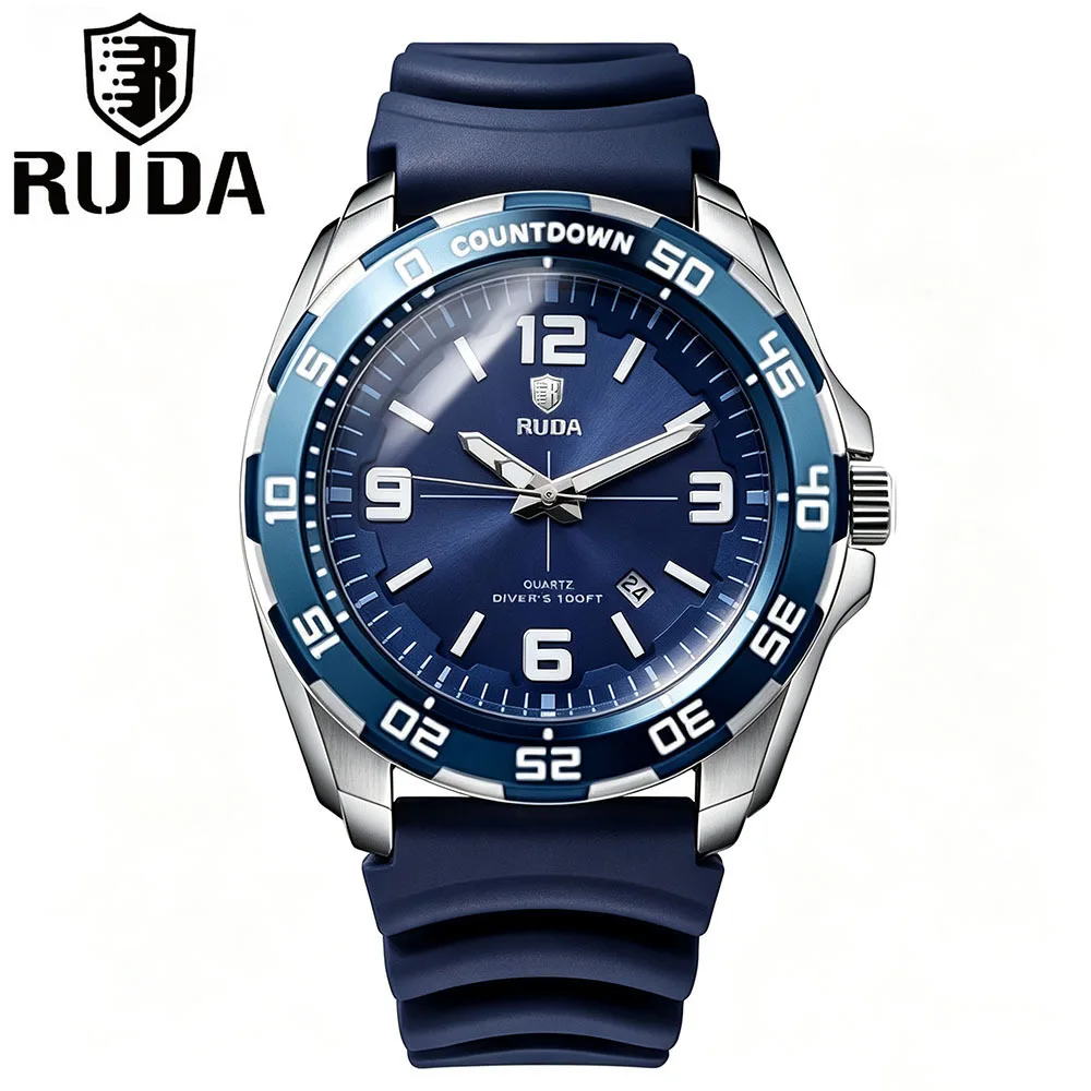 2027-new-men's-watch-fashion-business-luminous-waterproof-quartz-men's-steel-belt-calendar-watch