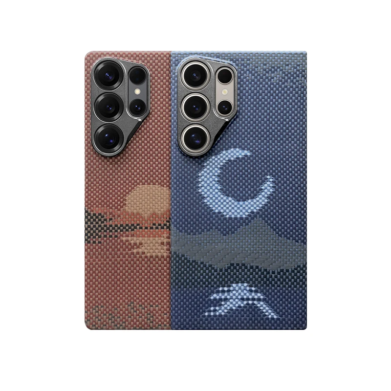 

100% натуральный чехол для телефона из кевларового арамидного волокна 600D для Samsung Galaxy S25 S24, ультрамагнитная зарядка, противоударная задняя крышка