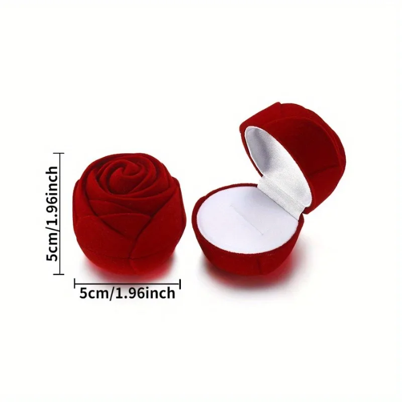 

1Pc Flower Series Gift Jewelry Box Earrings Box Ring Box Jewelry Gift Box Cute Cartoon Clamshell Box Valentine Packaging