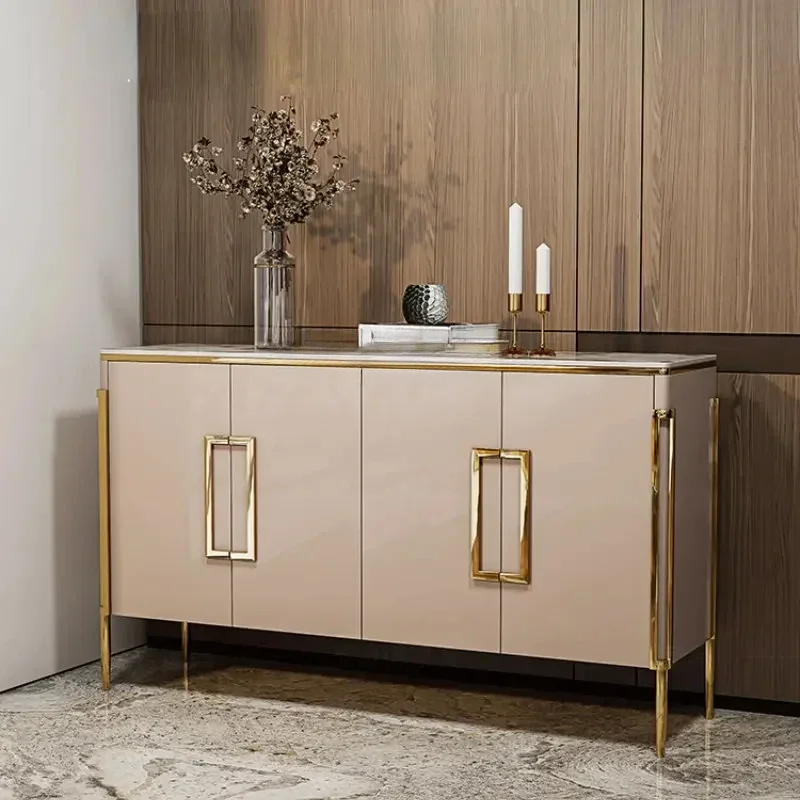 

Light Luxury Home Entrance Cabinet Modern Minimalist Restaurant American Sideboard Cabinet Storage Cabinet