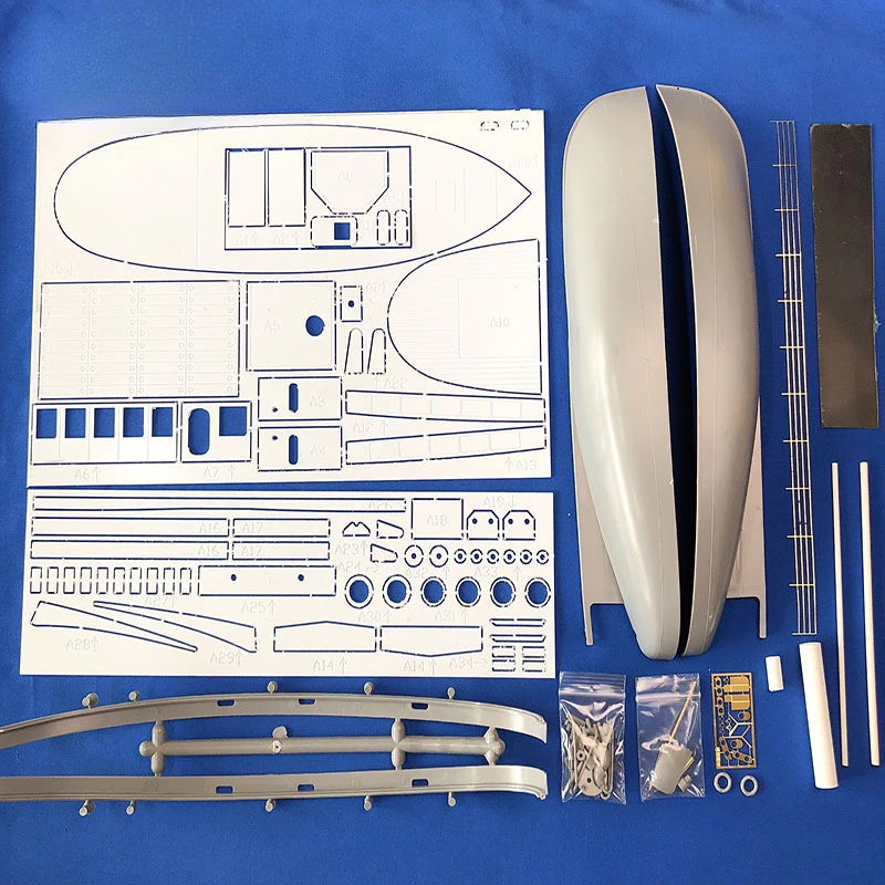 Model statku zdalnego sterowania zestaw montażowy DIY XF308 poziom 1/66 Clyde statek towarowy kolekcja zabawka figurka prezent budowlanych dla