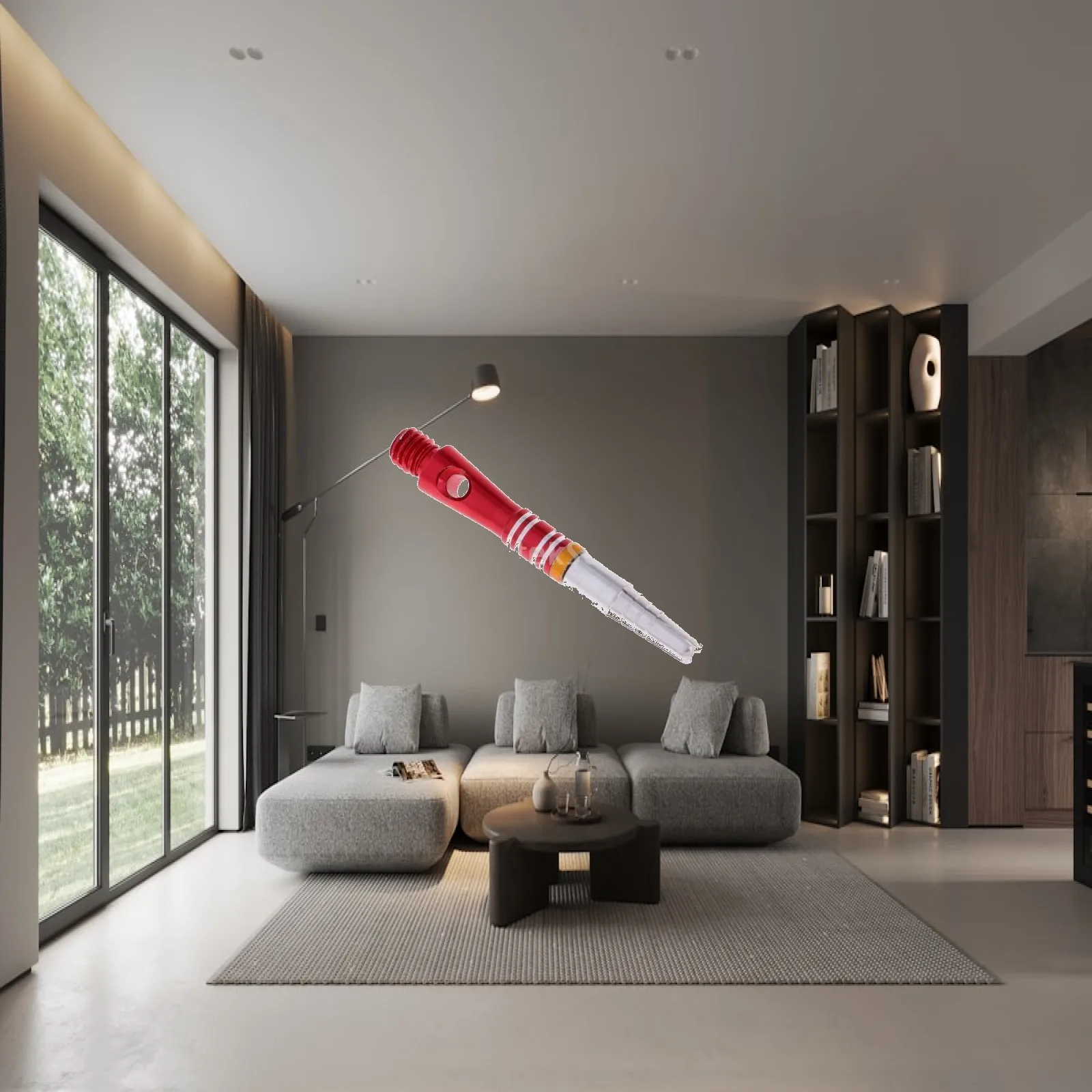 Aluminum Alloy Medium Shaft 360 Rotating 2BA Stem High Strength Replacement for Steel and Tip Plastic Games