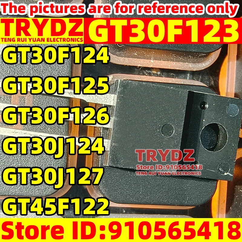 10-3pcs New GT30F123 GT30F124 GT30F125 GT30F126 GT30J124 GT30J127 GT45F122 TO-220F