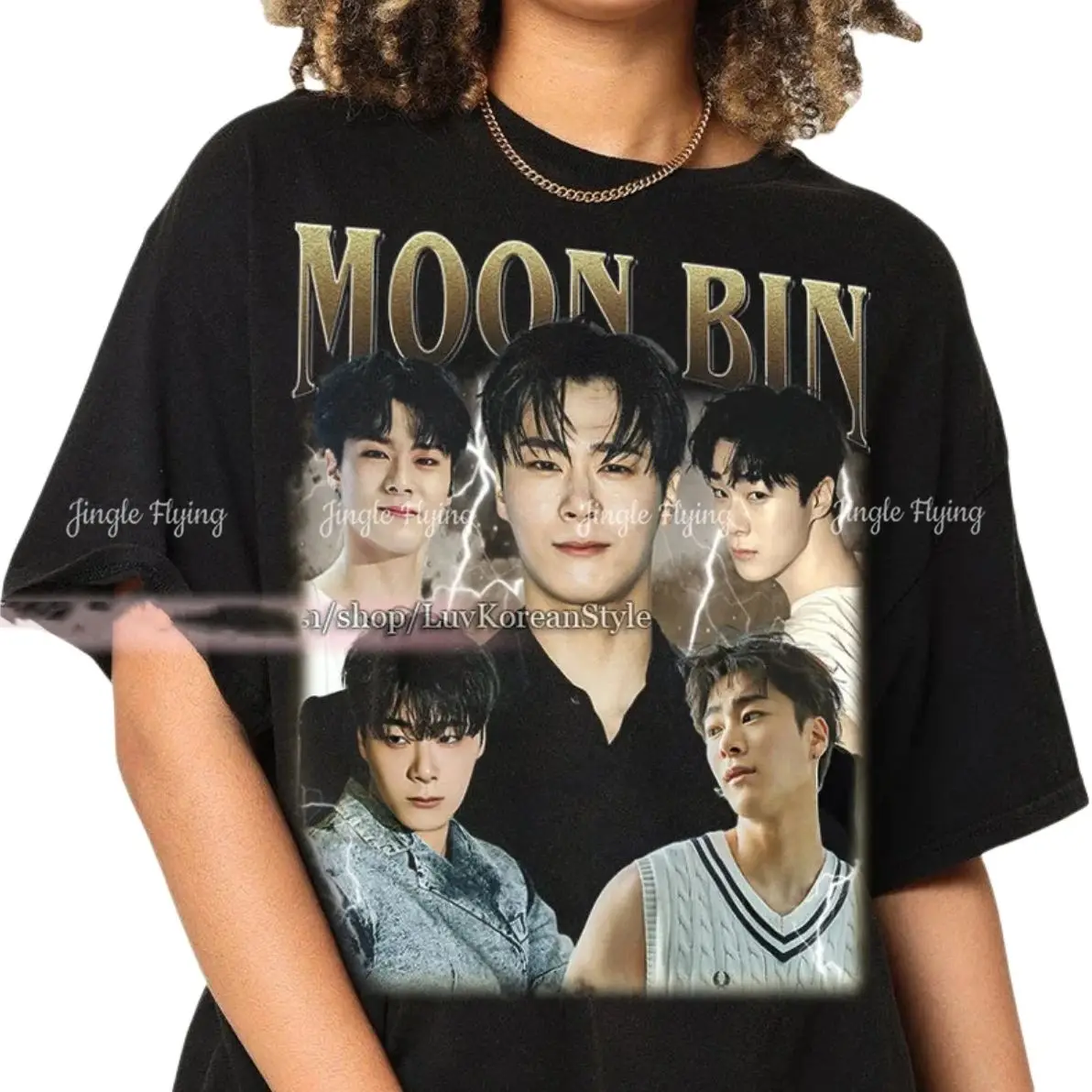 Limited Moon Bin Astro Kpop Tshirt Vintage regalo personalizzato per donna e uomo felpa girocollo