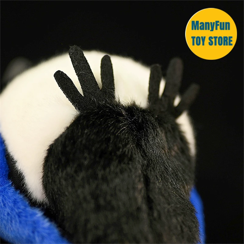 Juguete de peluche de urraca: animal relleno realista Blue Jay, peluche realista de Pica pica, regalo de muñeco de simulación de pájaro urraca