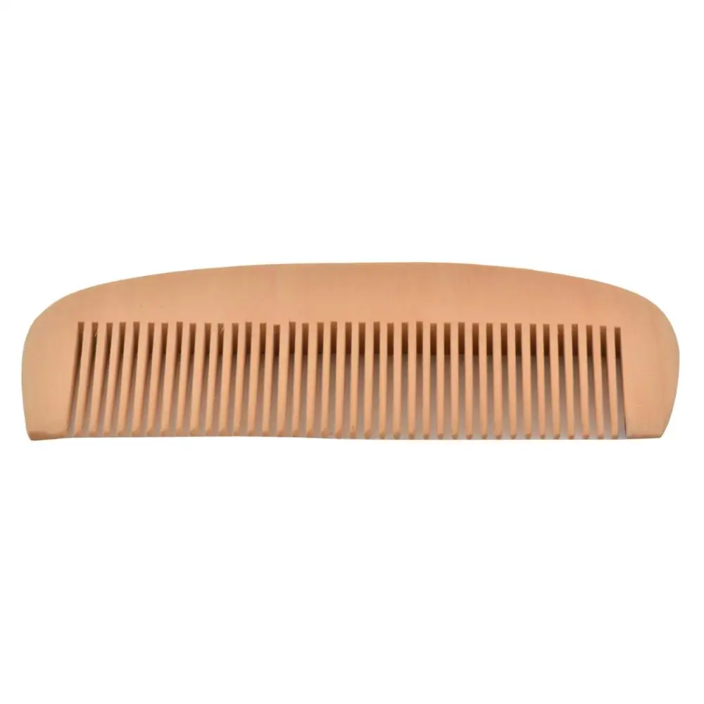 Wooden Hair and Beard Comb with Wide and Fine Teeth Comb Portable Men\'s Beard Care Tools for Hair Beauty Peines Para El Cabello