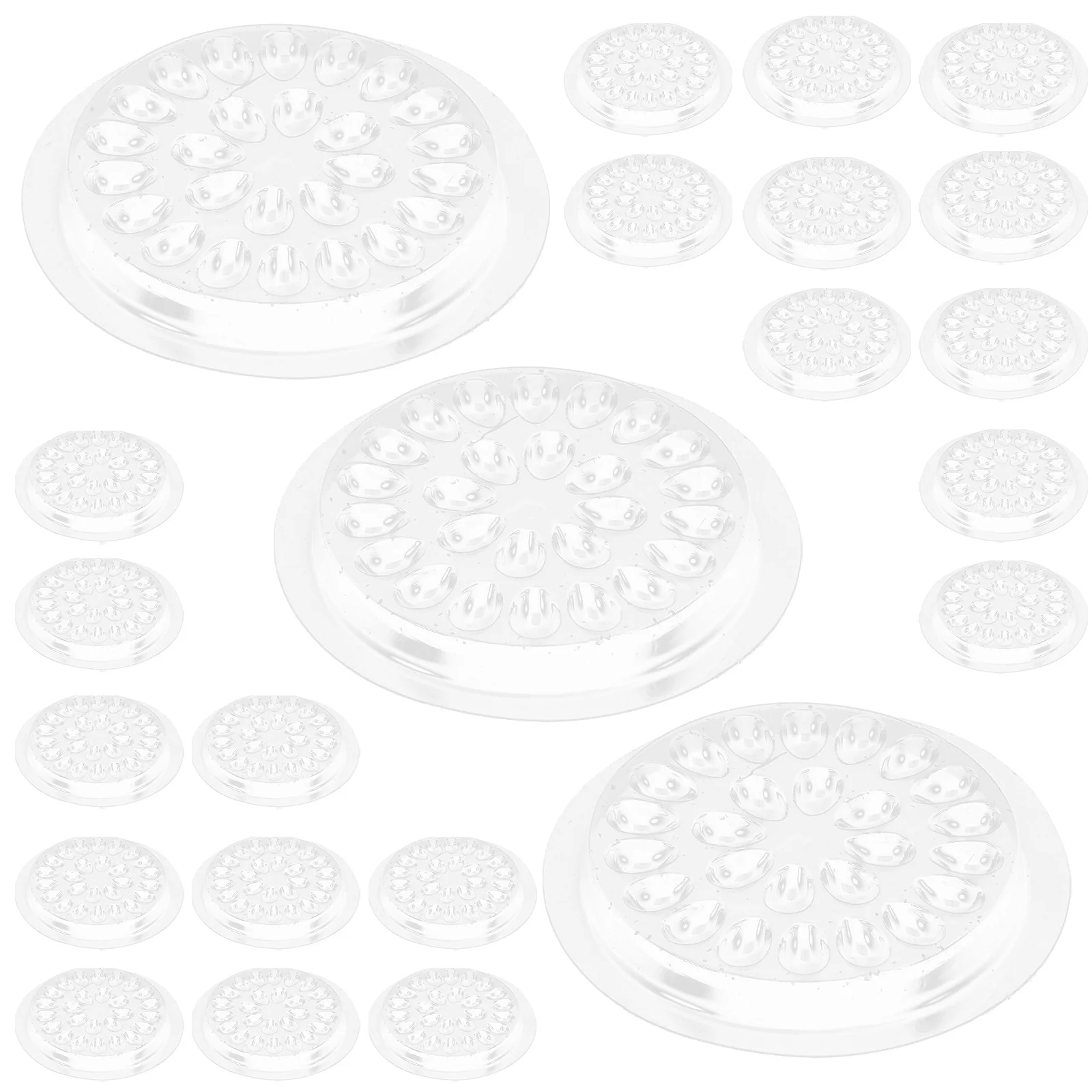30Pcs Lash Holder Eyelash Extension Tools Organizer Grafting Eyelash Plates Pad Storage Container for False Lashes