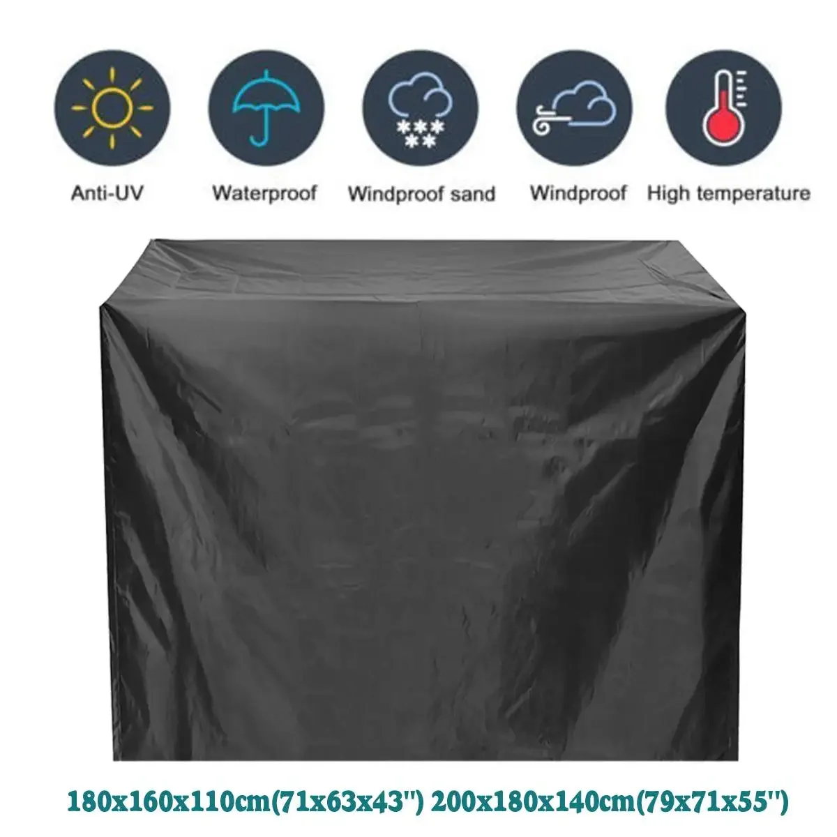 

Waterproof Table Furniture Cover Dustproof UV Protector Outdoor Swing Hammock Patio Garden Rain Snow Chair Sofa covers