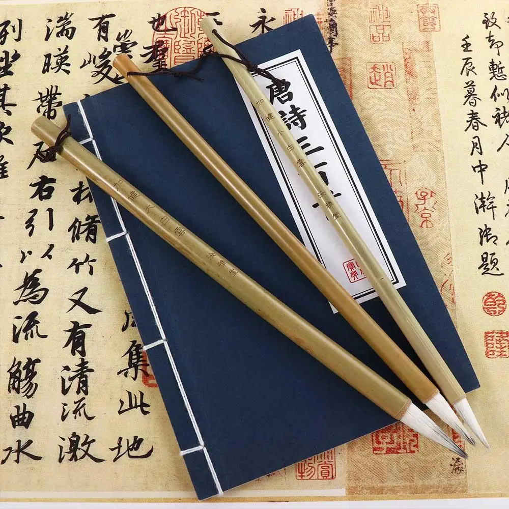 Wolf Hair Crisperding Drawing Artist Script Writing Brush Chinese Brushes Painting Pens Calligraphy Brushes