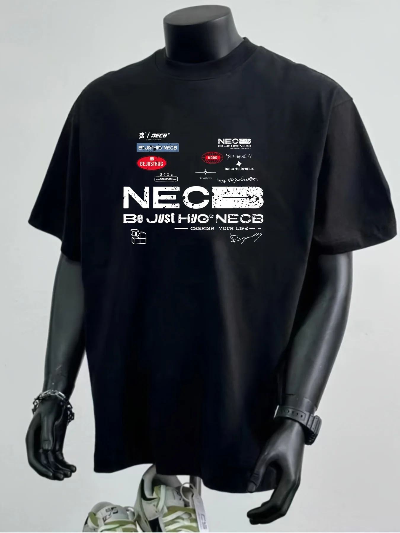 Men Pure Cotton 180g Short Sleeve Tee Japanese Timeless Retro Wear