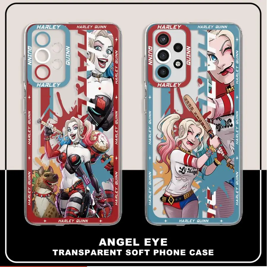 H-Harley Quinn phone Case for Samsung A02 A03s A03 Core A04e A05s A06 A10s A20s A21s A30 A31 A50s A51 A71 4G A72 4G 5G A73 5G