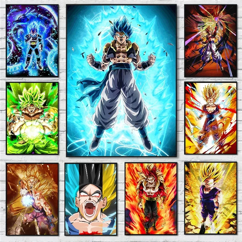 

Японская Классическая аниме-постер Bandai на холсте без рамки, высококачественный домашний декор для стен в комнате, баре, художественная живопись