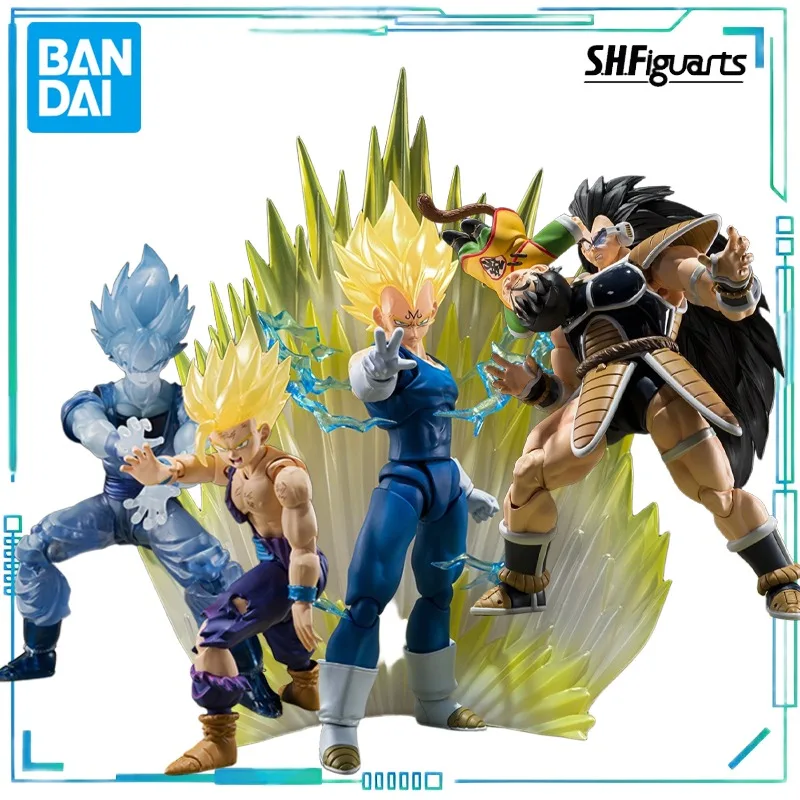

BANDAI Genuine S. H. Figuarts Series Movable Toys Dragon Ball Series Raditz，Super Saiyan，Beijita Finished Product Model Collect