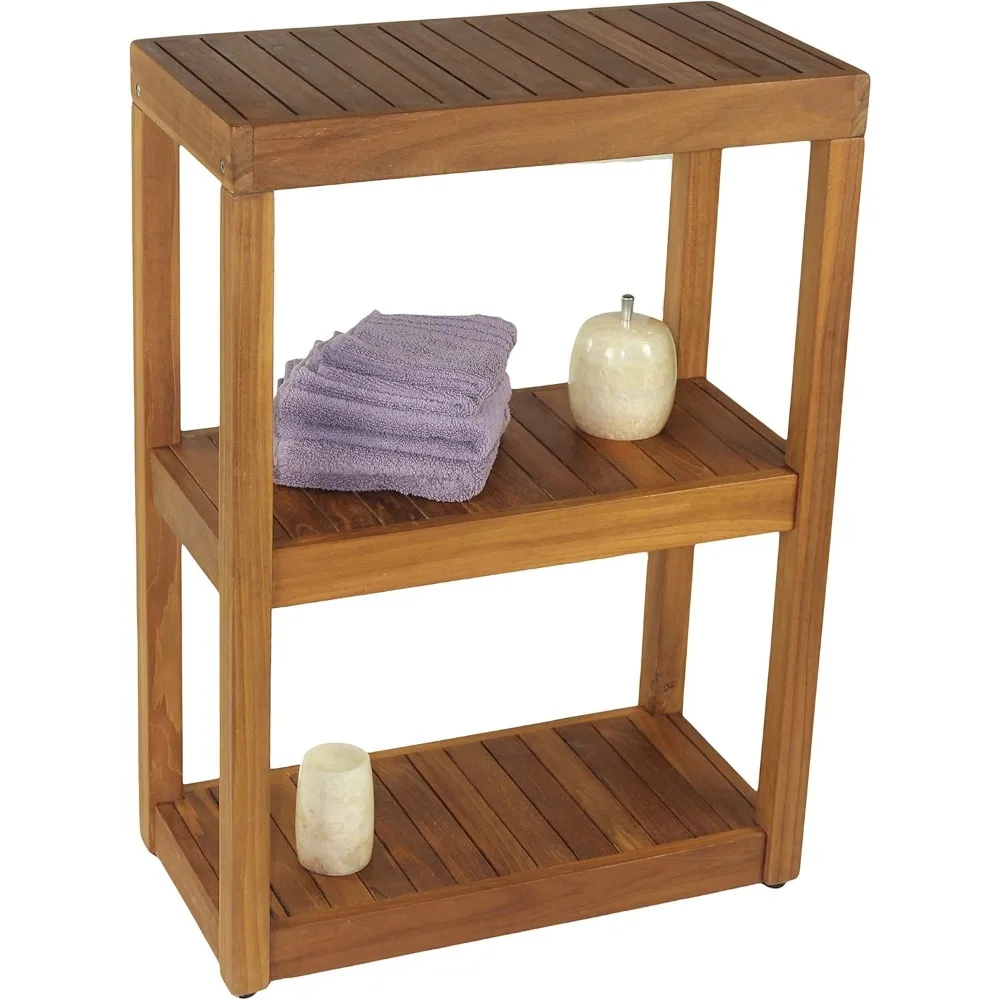 

Rectangle Three Tier Teak Bath Stand,Rectangle Three Tier Teak Bath Stand