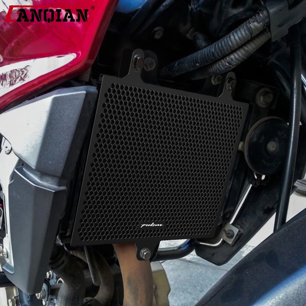 For Bajaj Pulsar NS200 all year 2020 2021-2023 200NS Accessories Motorcycle Aluminium Radiator Grille Guard Water Tank Protector