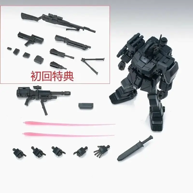 HG 1/144 AK Colore di mezzanotte Spartan Jim Water Patch Modello di assemblaggio Mobile Mech Warrior Robot di plastica Giocattoli per bambini Regali