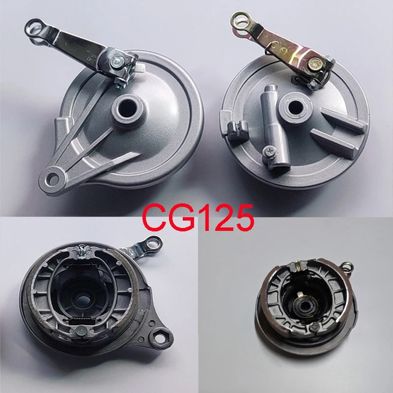 

Motorcycle Wheel Hub Drum Brake Panel for Haojue Haojin Dayang Lifan Skygo CG125 XF125 ZJ125 Front/Rear Cover With Brake Shoes