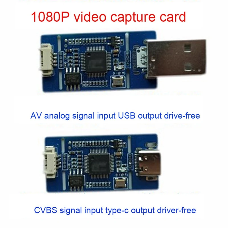 B03B-CVBS To USB Capture Analog Signal To Digital USB Camera Module CVBS To USB Module For Android Free Plug And Play
